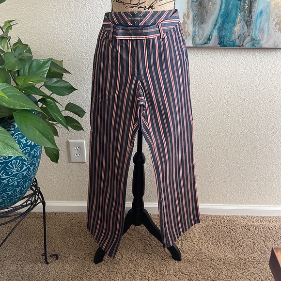 NWOT Banana Republic Striped Pants - Picture 2 of 10